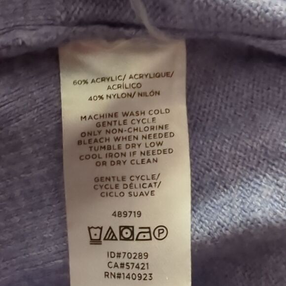 LOFT Blue Boatneck Sweater - Picture 6 of 6